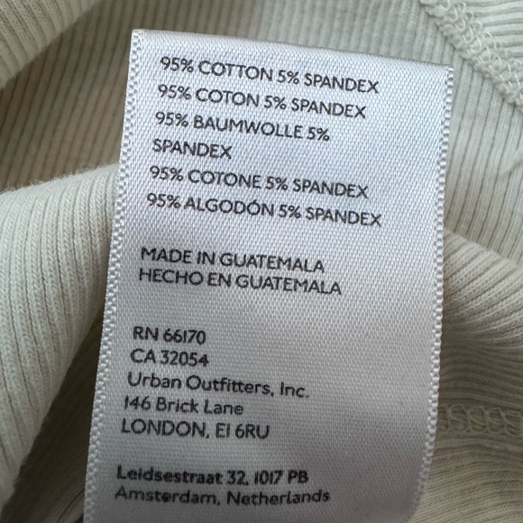 FREE PEOPLE We The Free Only 1 Ringer Tank Top Women's XS White Blue - Picture 4 of 8